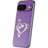 Purple Glitter Musical Heart Google Pixel 9 Skin